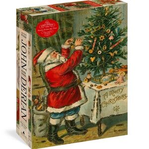 NWT - "Santa Trims the Tree" Artisan Puzzle (box still sealed)